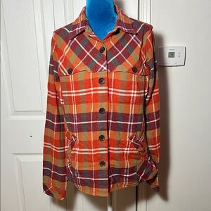 NWOT The Vermont Country Store Plaid Button Down Shirt Women’s Medium